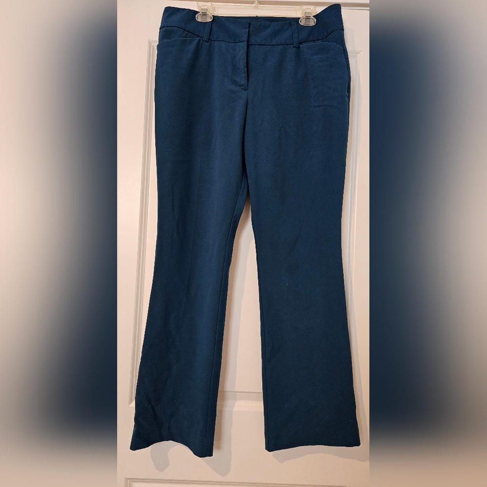 New York and Company, 7th Ave Design Studio, size 14 pants bluish green color